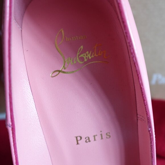 Christian Louboutin So Kate 120 Patent Leather Pumps in Bubblegum Pink - Picture 7 of 12